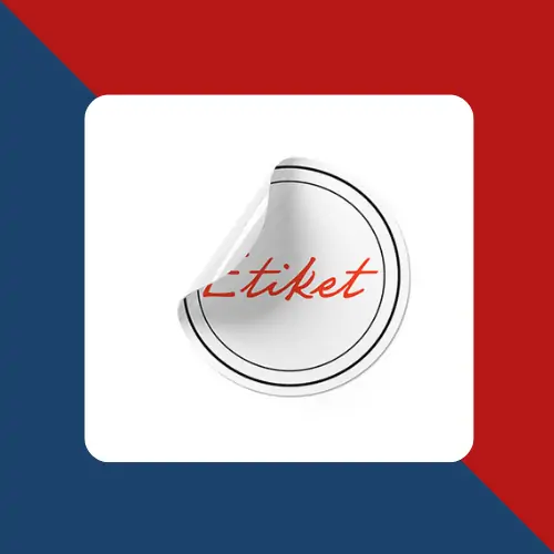 Sticker Etiket